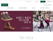 Tablet Screenshot of paul-green.com